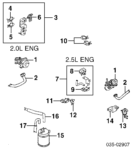 EGR FS0518741 Mazda