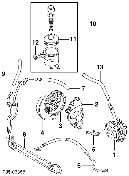 GY02159089U Mazda correa trapezoidal