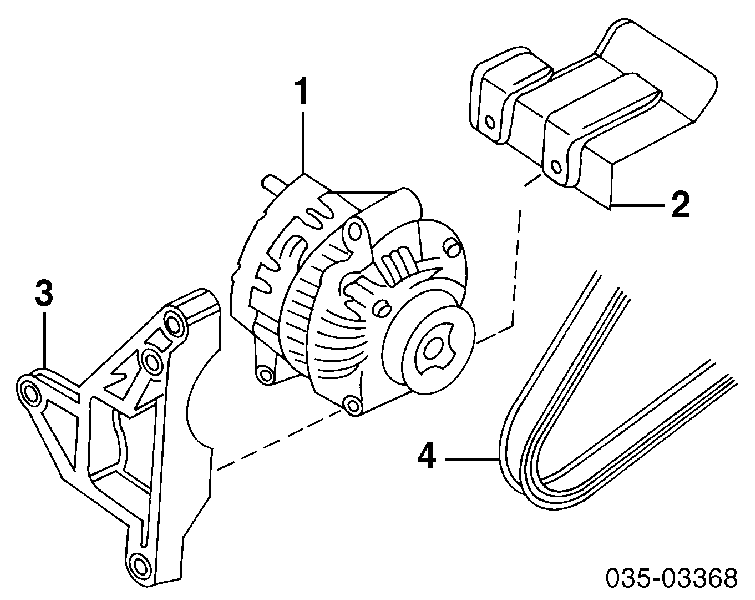 AJ5118300 Mazda alternador