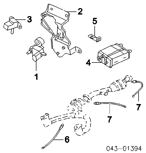 22641AA03C Subaru sonda lambda sensor de oxigeno para catalizador