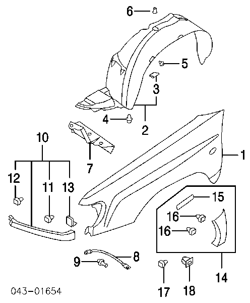 91059FC010 Subaru 