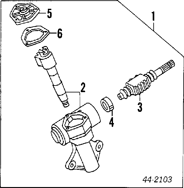 4531035330 Toyota cremallera de dirección