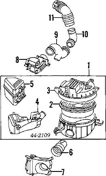 Filtro de aire 178017002083 Toyota