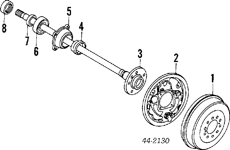 4242135030 Toyota cojinete de rueda trasero