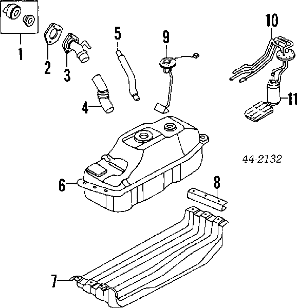 Elemento de turbina de bomba de combustible 2322016190 Toyota