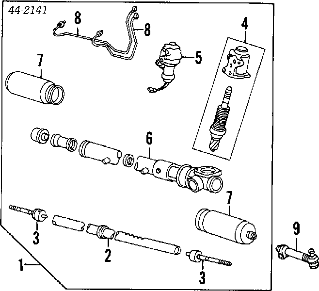 9036319002 Toyota casquillo, árbol de dirección, superior