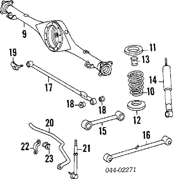  Estabilizador trasero para Toyota 4 Runner N130