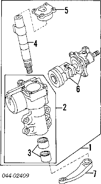  Cojinete de mecanismo de dirección para Toyota Hilux N