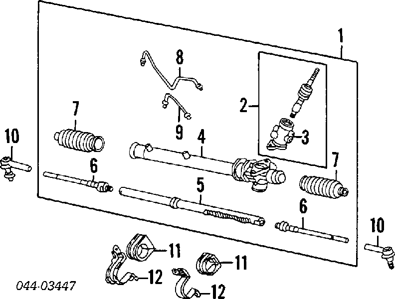 Cremallera de dirección S5181018 Polcar