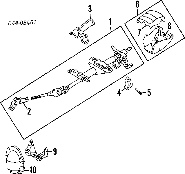 8445020260 Toyota interruptor de encendido / arranque