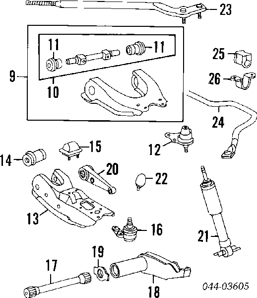 4833235020 Toyota almohadilla de tope, suspensión delantera