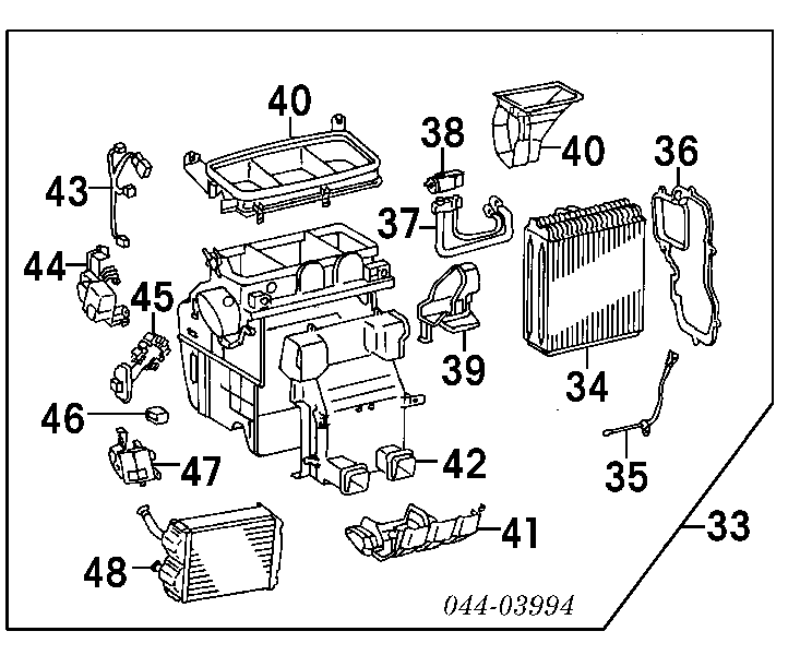 8851520100 Toyota válvula de expansión, aire acondicionado