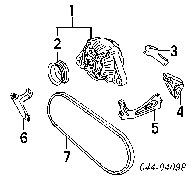 9936690940 Toyota correa trapezoidal