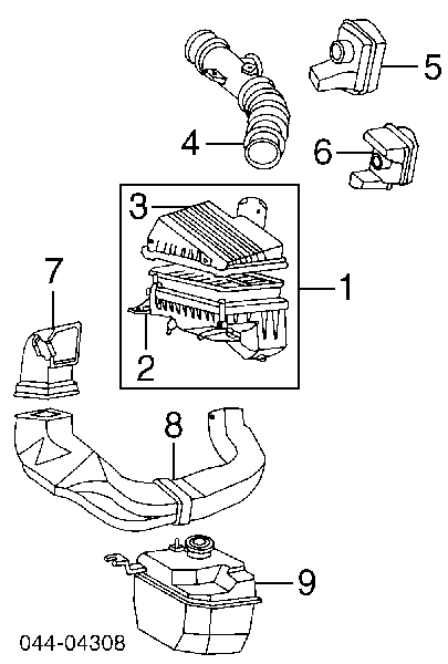 1780102030 Toyota filtro de aire