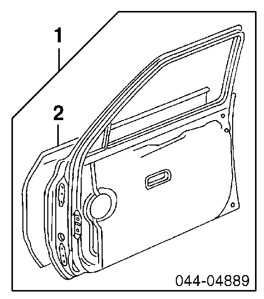 6700160343 Toyota puerta delantera derecha