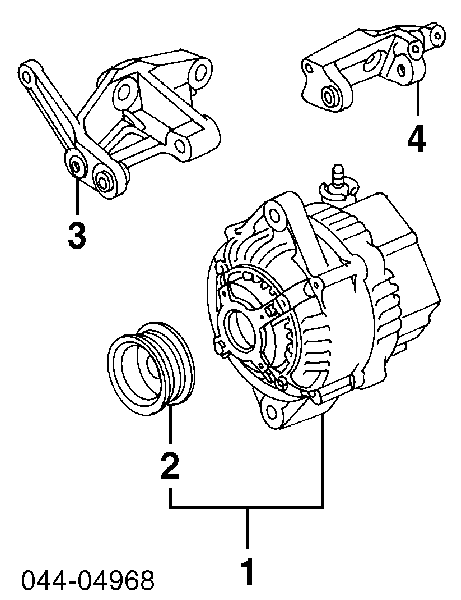 Alternador 2706075040 Toyota