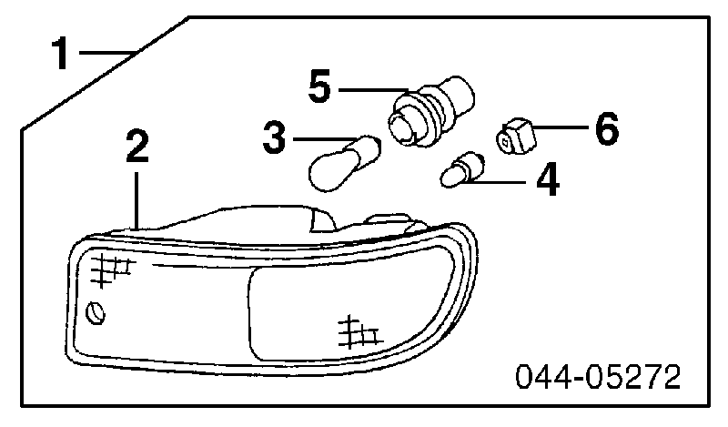 8152142040 Toyota piloto intermitente izquierdo