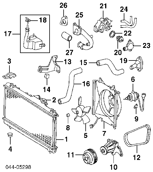 9091603115 Toyota termostato, refrigerante