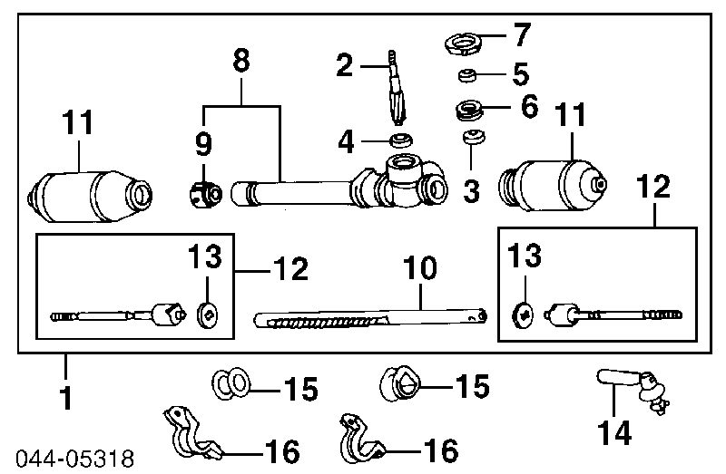 4551616050 Toyota 