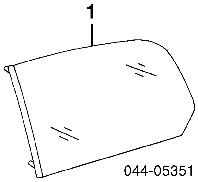 Ventanilla costado superior derecha (lado maletero) GS8136D308 XYG