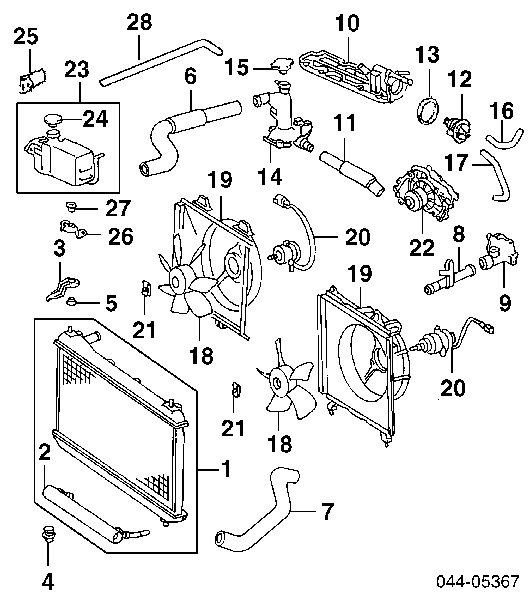 Ventilador de radiador FP70W03 FPS