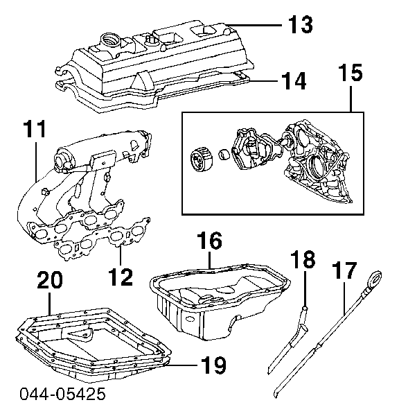  Tapa de culata para Toyota RAV4 1 