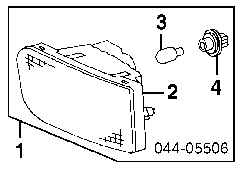 Portalámparas, luz intermitente 9007599080 Toyota