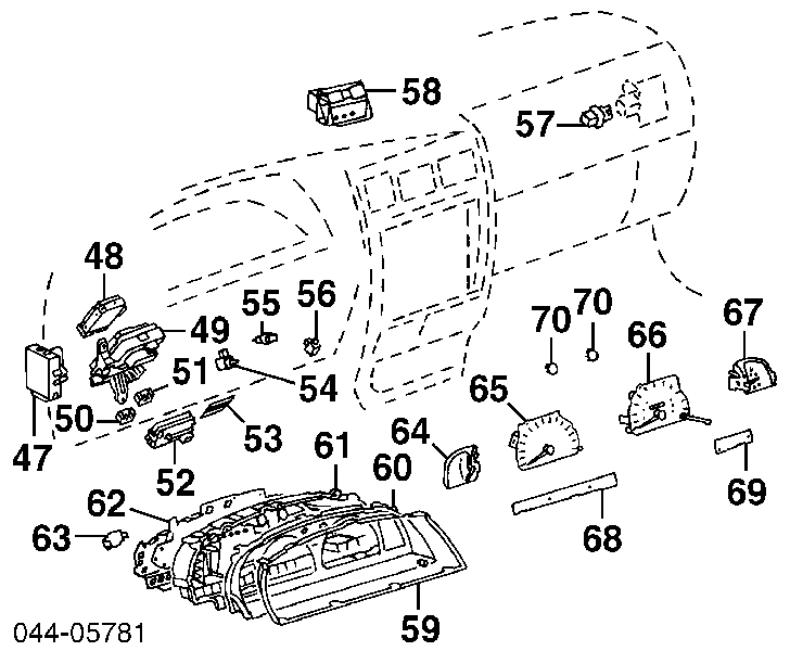  Relé, faro para Toyota Hilux N