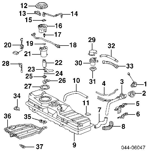  Sello De La Bomba De Combustible para Toyota RAV4 2 