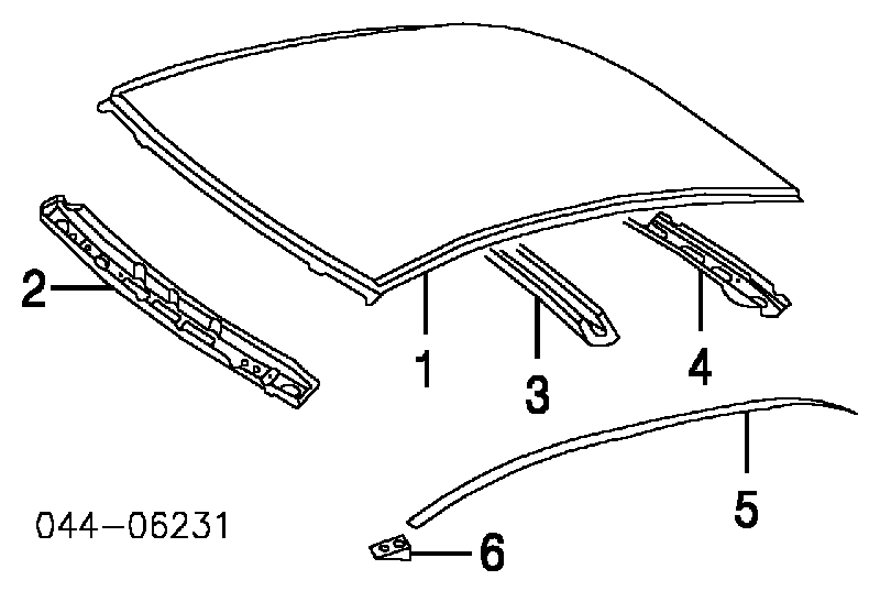 7556152010 Toyota clip, tubuladura de sujeción, alféizar de la puerta