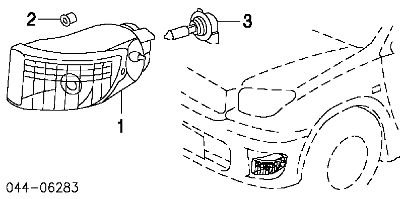  Soporte(Adaptador)Para Montaje De Faros Delanteros para Toyota Land Cruiser J12