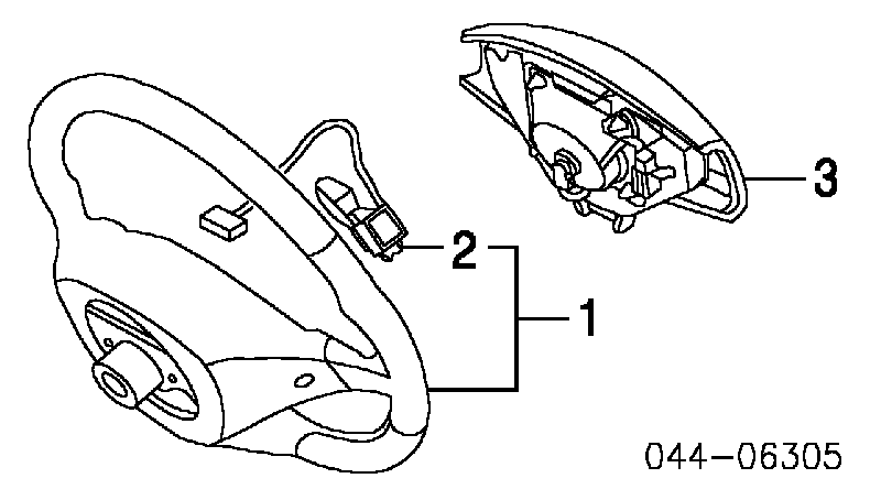  Volante para Toyota RAV4 2 