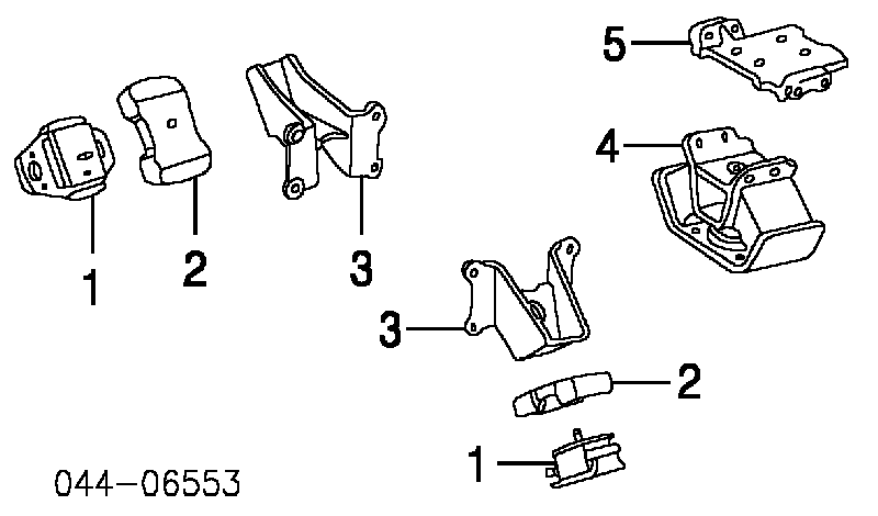 Soporte motor izquierdo RU2252 Japan Parts