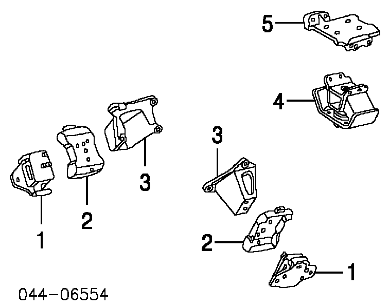 1236162140 Toyota soporte motor delantero