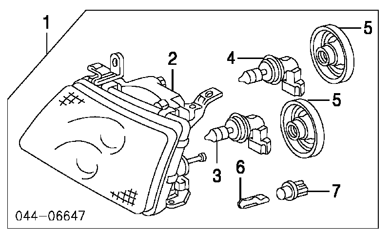  Cubierta Del Faro para Toyota Hilux GUN12, GUN13