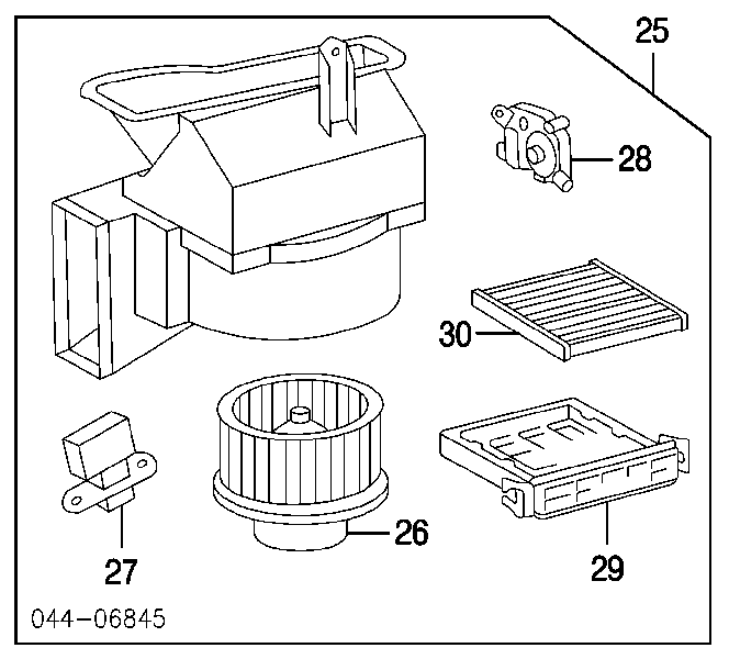  Resitencia, ventilador habitáculo para Toyota FORTUNER N5, N6