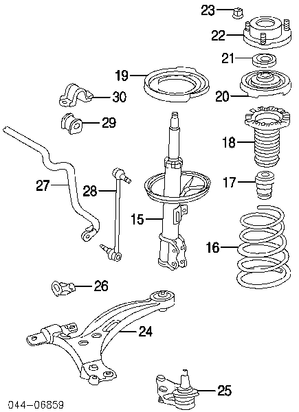 Estabilizador delantero 4881133130 Toyota