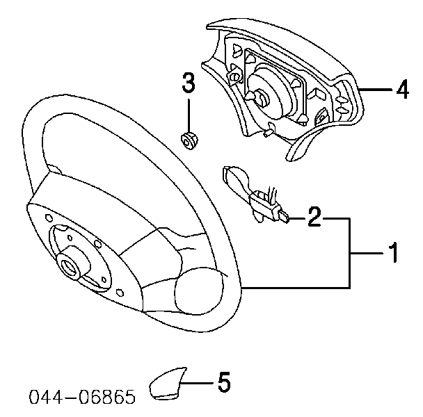 8463033080 Toyota barra oscilante, suspensión de ruedas delantera, inferior izquierda