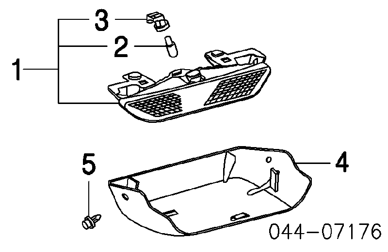 904670707122 Toyota clips de fijación de parachoques delantero