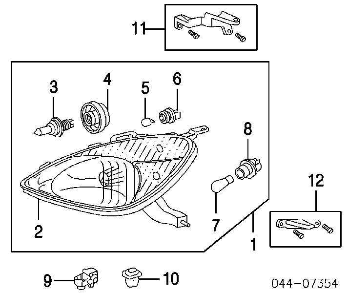 Portalámparas, luz intermitente 9007560028 Toyota