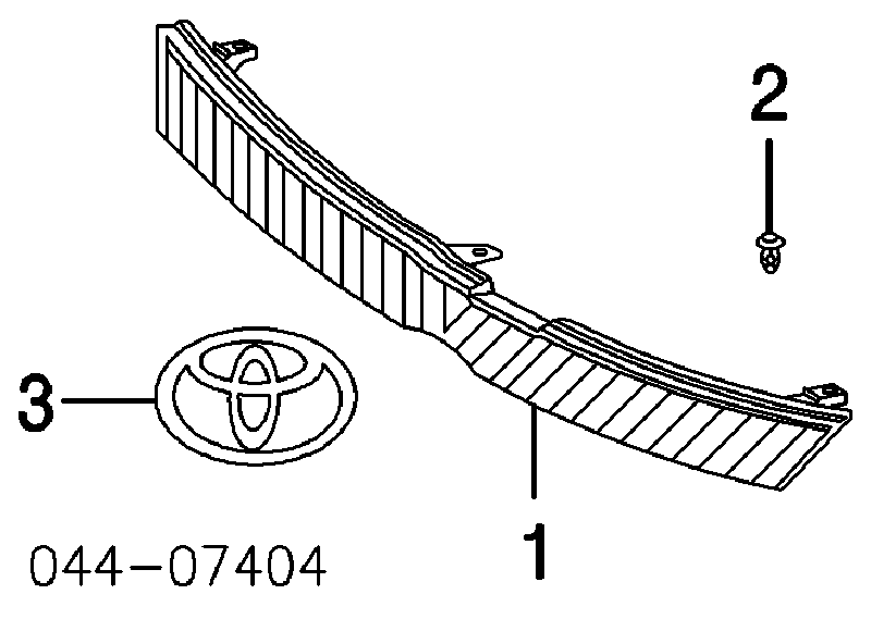 Logotipo del radiador I 7530152020 Toyota