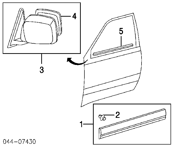 9046712075 Toyota clips de fijación de pasaruedas de aleta delantera