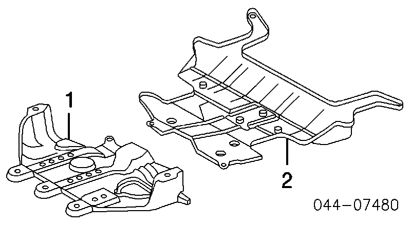  Protección motor /empotramiento para Toyota Land Cruiser J10