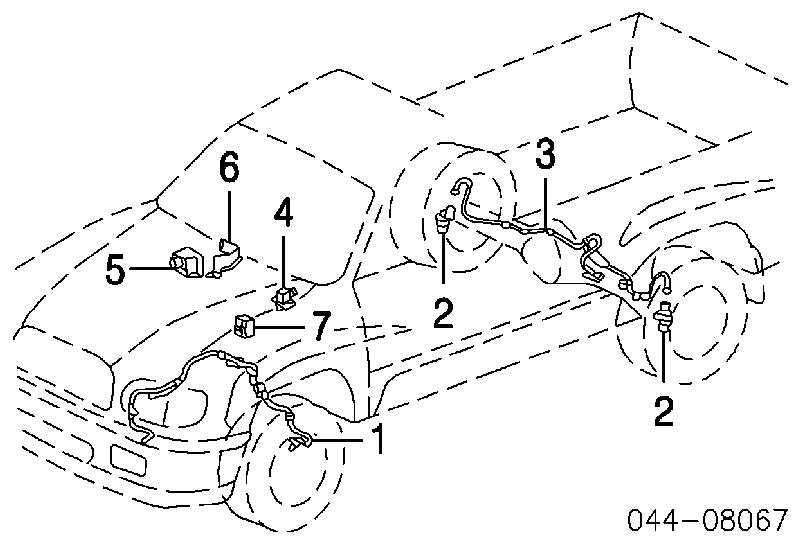  Sensor de Aceleracion lateral (esp) para Toyota Previa ACR3