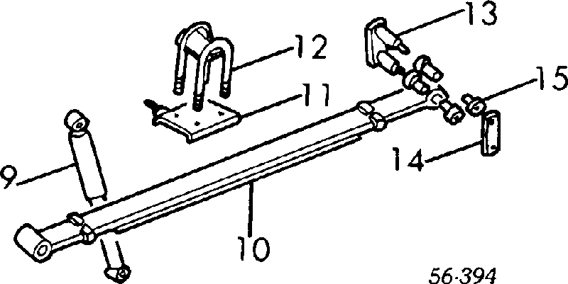 8944731870 Isuzu amortiguador trasero