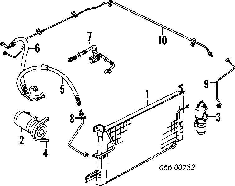 8944781731 Isuzu correa trapezoidal