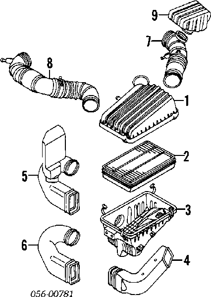 97111423 Isuzu filtro de aire