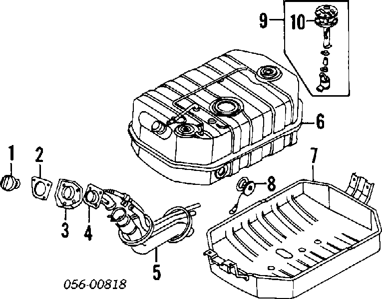 97016142 Isuzu bomba de combustible eléctrica sumergible