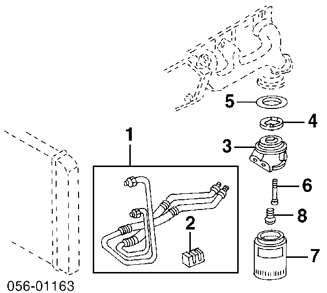 8251713770 Isuzu filtro de aceite