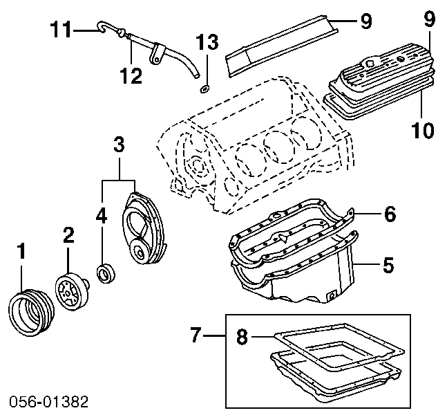 8100857540 Isuzu correa trapezoidal